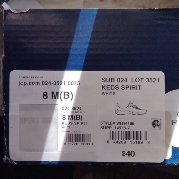 Keds Spirit 8M(B) White - Picture 4 of 5